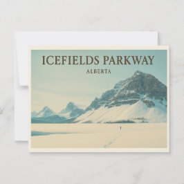 Cartão Postal Icefields Parkway Alberta – Rochosas Canadenses