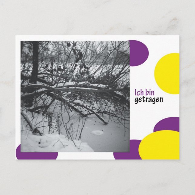 Cartão Postal ich caixa getragen (Frente)