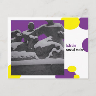 Cartão Postal ich caixa soviel mehr