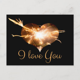Cartão Postal Ich liebe Dich - Liebesgrüße aus dem Briefkasten!