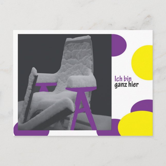 Cartão Postal ichbinganzhier (Frente)