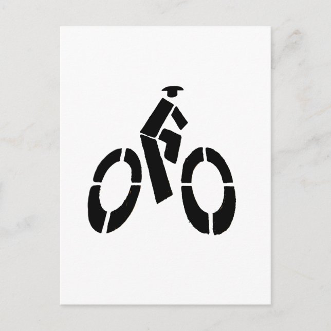 Cartão Postal Ícone Bikeman (Frente)