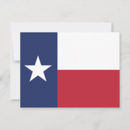 Cartão Postal Ícone da Bandeira do Estado do Texas Patriota da E