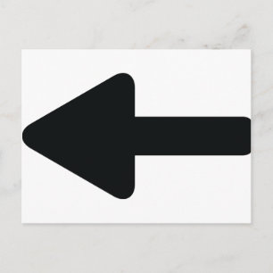 Cartão Postal ícone da seta para a esquerda