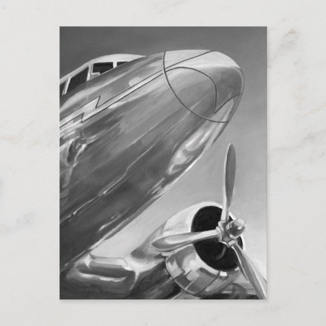 Cartão Postal Ícone de Aviação: Vista de Fecho (Frente)