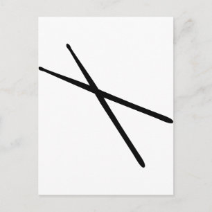 Cartão Postal ícone de paus