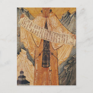 Cartão Postal Ícone de Rua. Sabas de Jerusalém, 1572