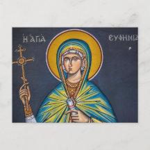 Ícone Ortodoxo Cristão de Sta. Eufêmia