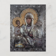 Ícone Religioso da Virgem Maria de Três Mãos