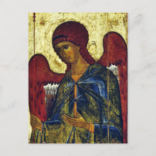 Cartão Postal Ícone santo Angel Gabriel Orthodox