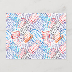 Cartão Postal ícone viagem