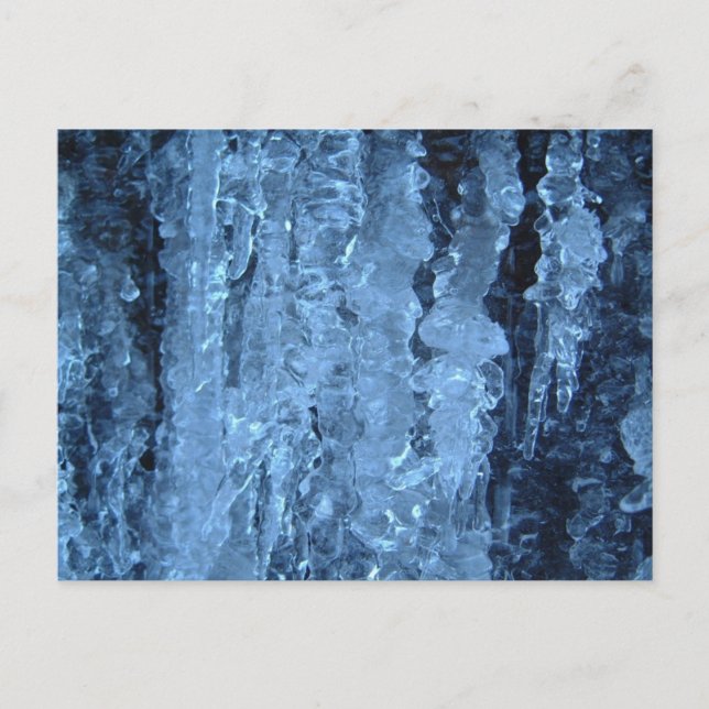 Cartão Postal Ícones azuis (Frente)