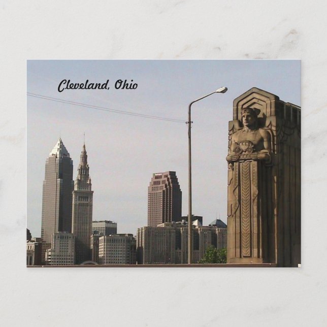 Cartão Postal Ícones de Cleveland (Frente)