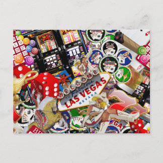 Cartão Postal Ícones de Las Vegas ~ Jolers Deliciosos
