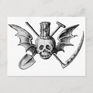 Cartão Postal Icones Mortis (detalhes)