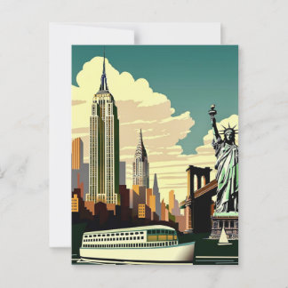 Cartão Postal Icônico da Cidade de Nova York