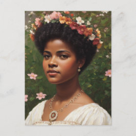 Cartão Postal Ida B Wells Floral Art Tributo