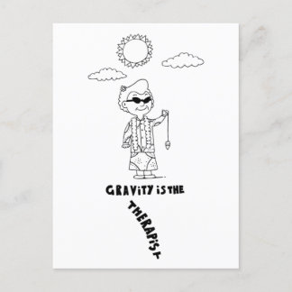 Cartão Postal Ida Rolf - A gravidade é a terapeuta
