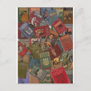 Cartão Postal Idade do ouro dos Livros