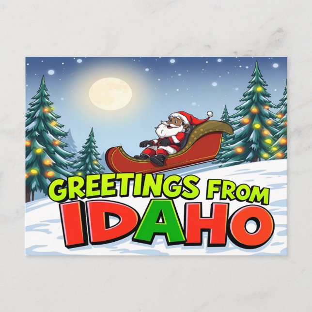 Cartão postal IDAHO (Frente)