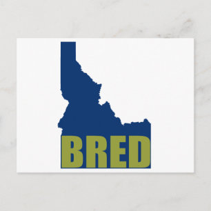 Cartão Postal Idaho Bred