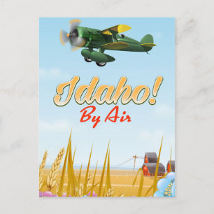 Cartão Postal Idaho! De avião