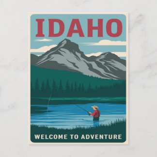 Cartão Postal Idaho Fisheries Adventure