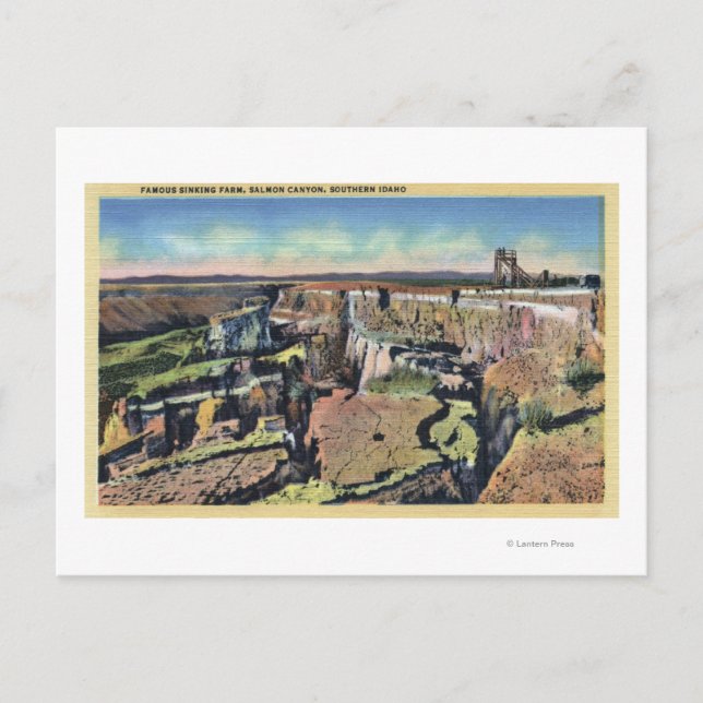 Cartão Postal Idaho Meridional - Famosa Fazenda Naufrágio em Sal (Frente)