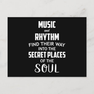 Cartão Postal Ideia de presente engraçado de DJ de música Dança 