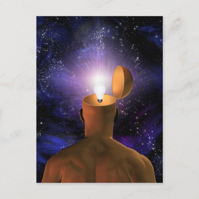 Cartão Postal Ideia em mente (Frente)