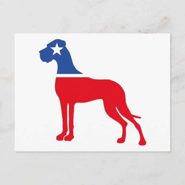 Cartão Postal identidade de criador de Dogue Alemão (Frente)