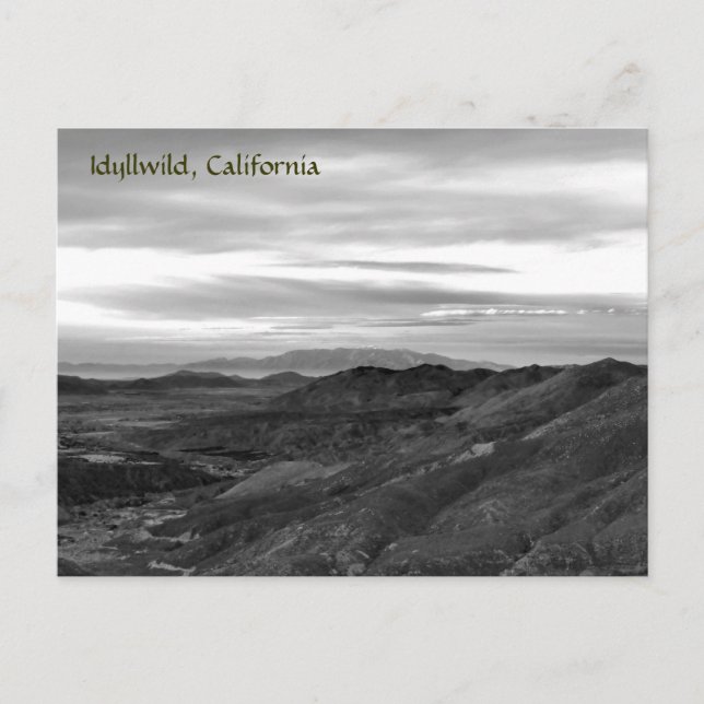 Cartão Postal IdyllWild, Califórnia (Frente)