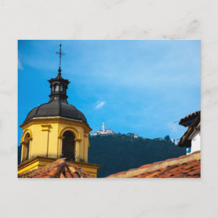 Cartão Postal Iglesia amarilla y Monserrate