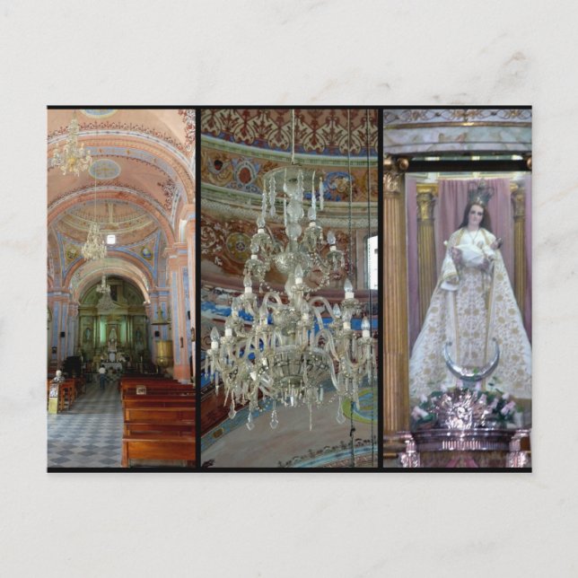 Cartão Postal Iglesia Candelaria (Frente)