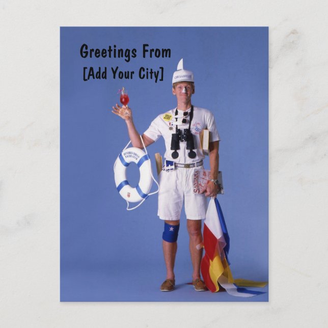 Cartão Postal Ignorar saudações humorísticas de Sayles™ (Frente)