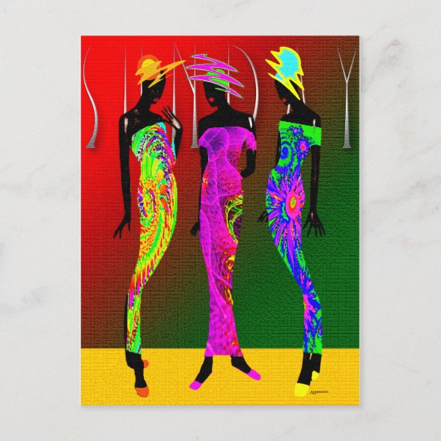 Cartão Postal Igreja Afrocêntrica Domingo (Frente)