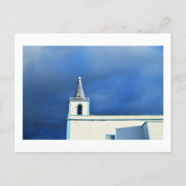 Cartão Postal Igreja ao nascer do Sol: Angra do Heroismo, Açores