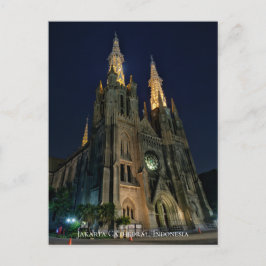 Cartão Postal Igreja Católica da Catedral Arquitetura Neo Gótica