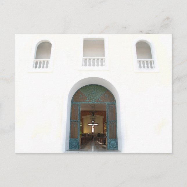 Cartão Postal Igreja Cozumel (Frente)