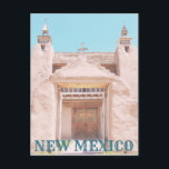 Cartão Postal Igreja da Adobe no Novo México<br><div class="desc">Olá! Espero que goste desta foto que eu capturei nas minhas viagens. Fique à vontade para adicionar seu próprio texto! Procure mais no meu compro.</div>