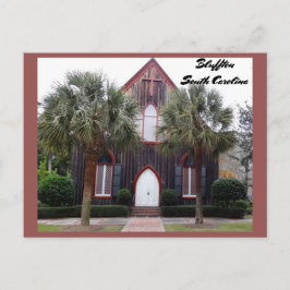 Cartão Postal Igreja da Cruz - Bluffton, Carolina do Sul