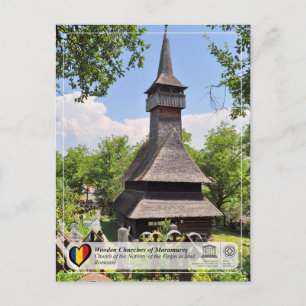 Cartão Postal Igreja da Natividade da Virgem, Ieud