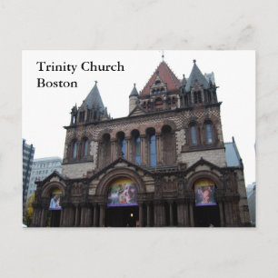 Cartão Postal Igreja da Trindade Boston