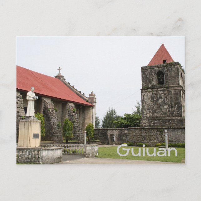 Cartão Postal Igreja de Guiuan (Frente)