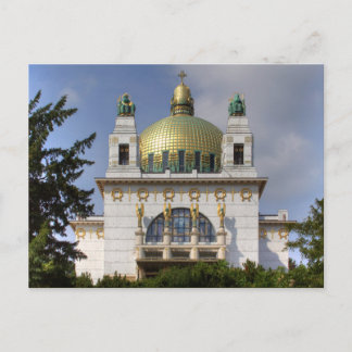 Cartão Postal Igreja de Ruas, Leopold Viena Áustria