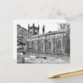 Cartão Postal Igreja de Santa Maria, Luddenden