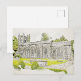 Cartão Postal Igreja de Santa Maria, Luddenden