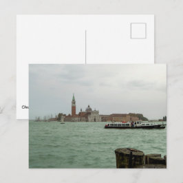 Cartão Postal Igreja de São Jorge Maior & Laguna de Veneza