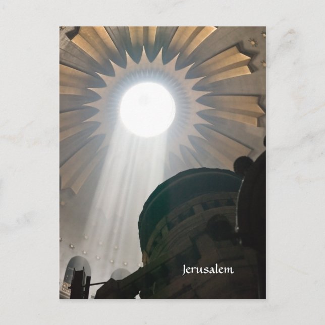 Cartão Postal Igreja do Santo Sepultor, Israel (Frente)