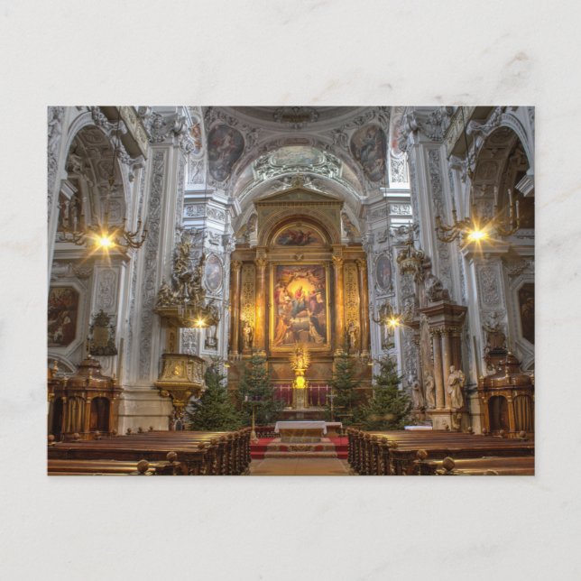 Cartão Postal Igreja Dominicana Viena Áustria (Frente)